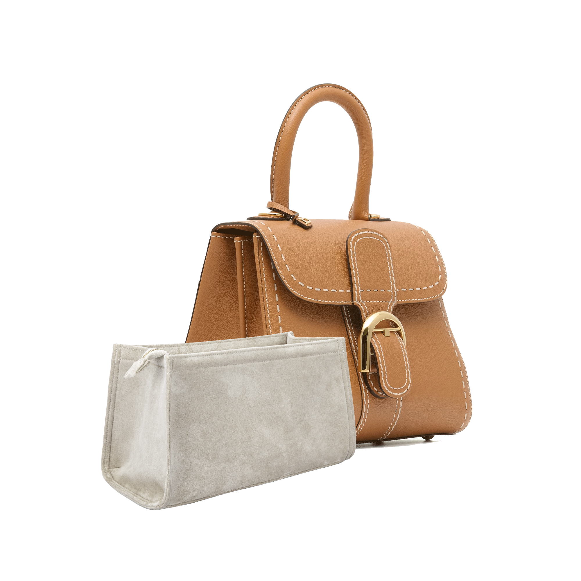 Suede Delvaux Organizer