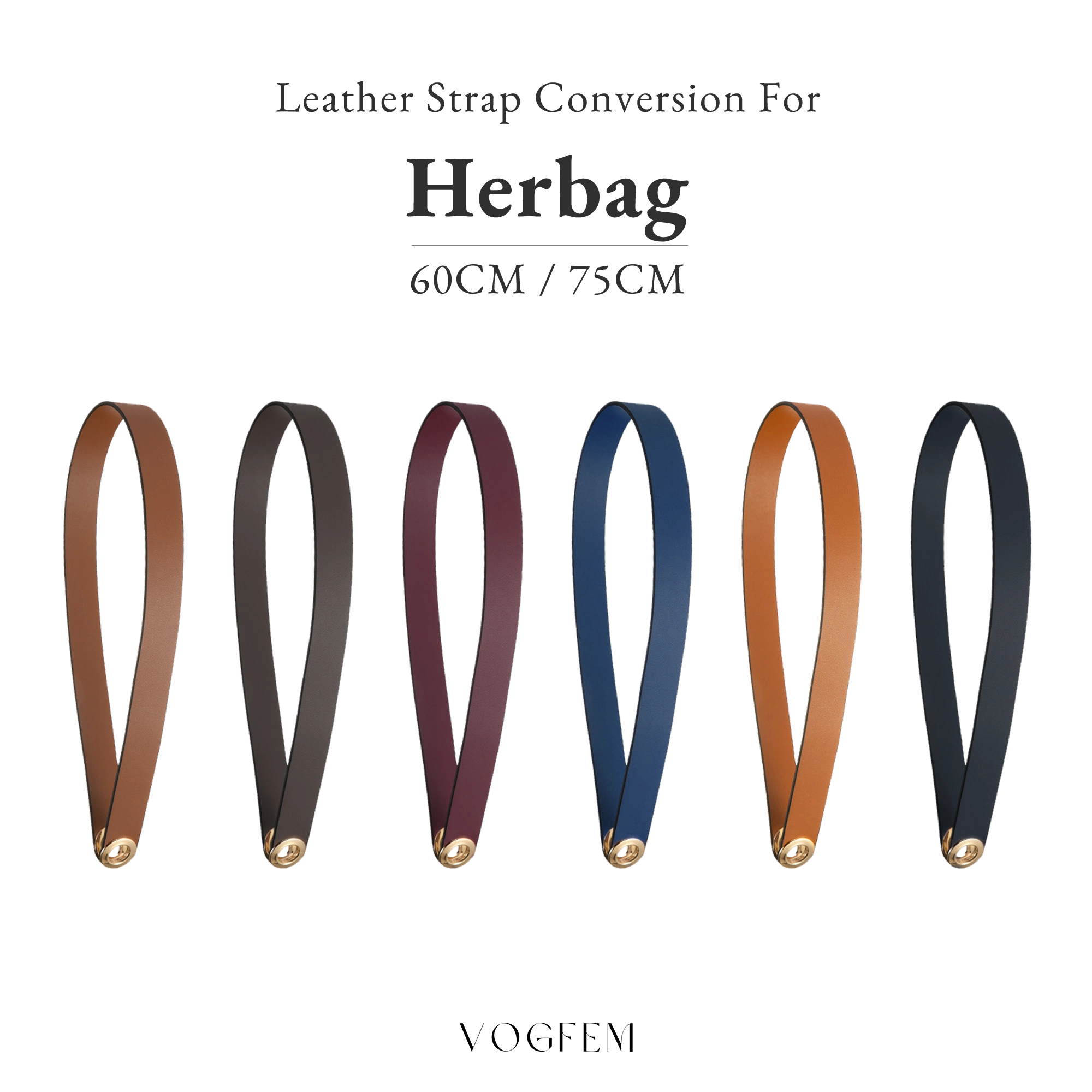 Leather Strap Conversion for Hermès Herbag