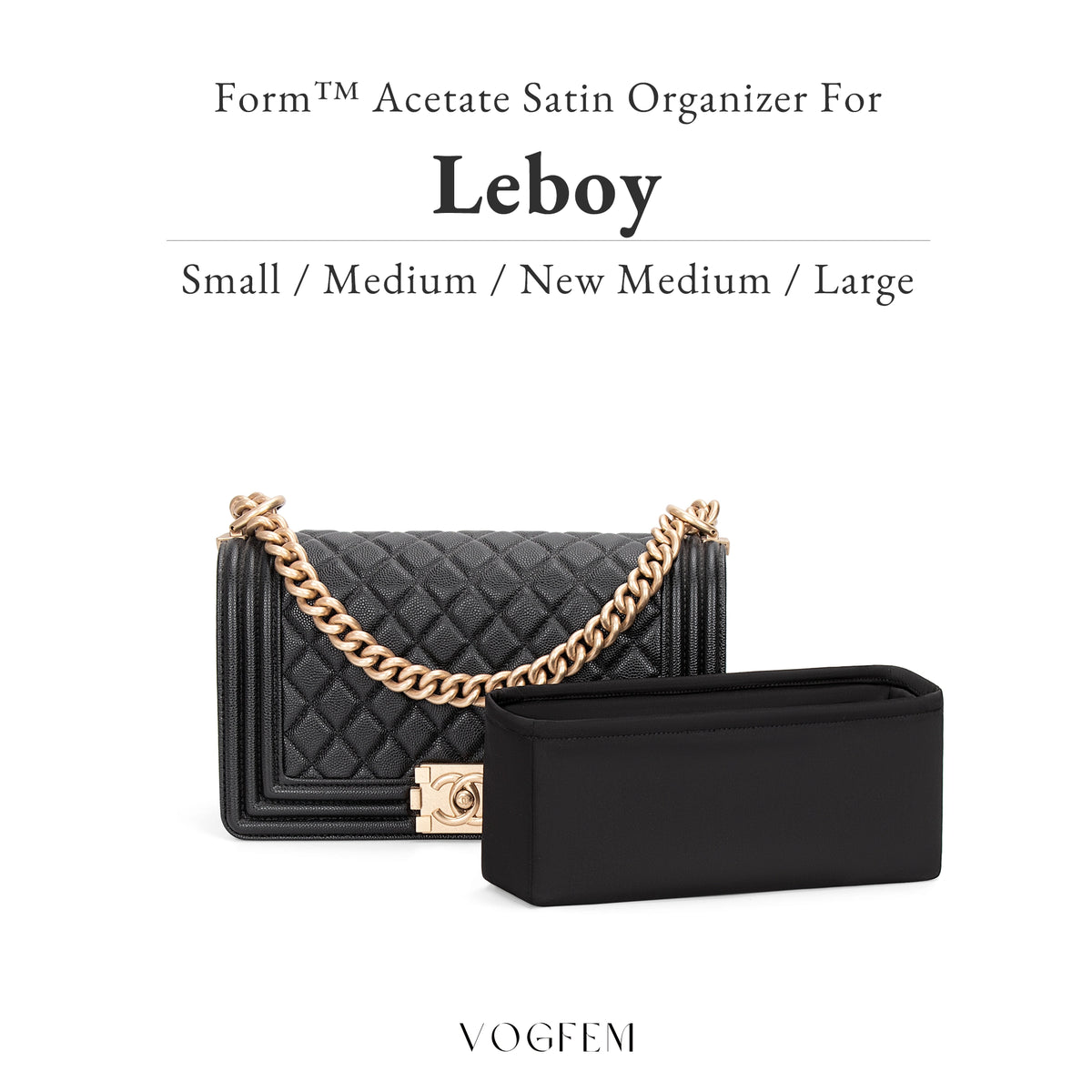Form™ Acetate Satin Organizer for Chanel - Leboy