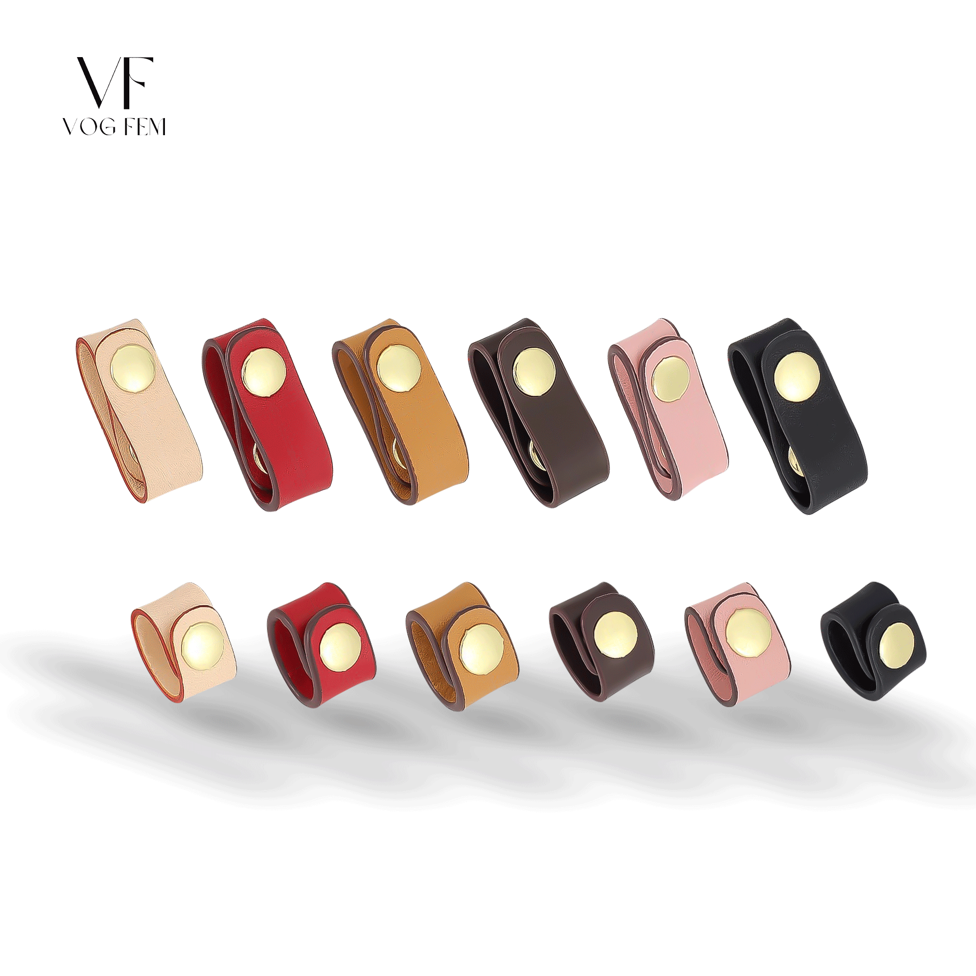 Bag Strap Shortener Adjuster - VVN Leather / PU - VogFem