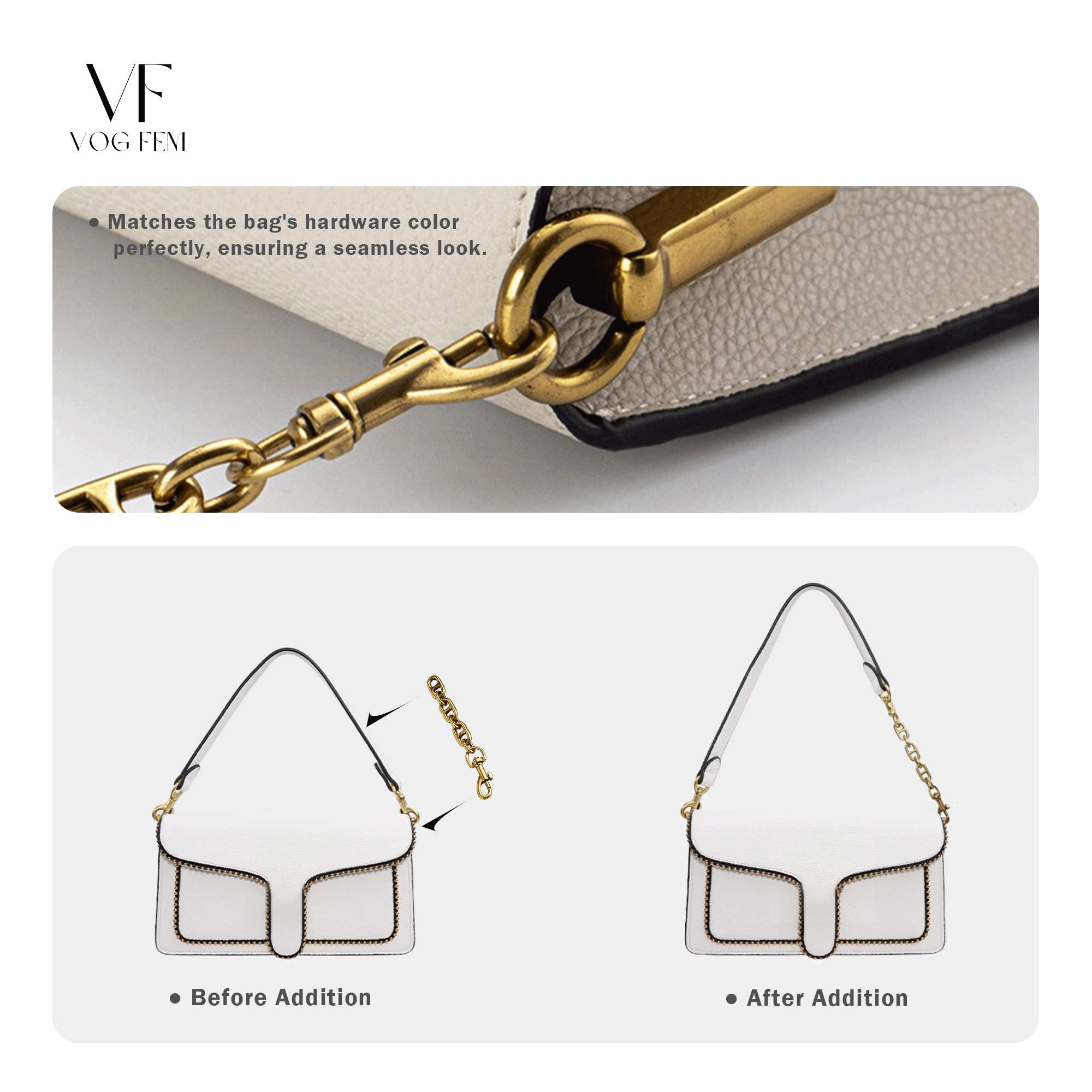 Shoulder Strap Extension Chain - VogFem