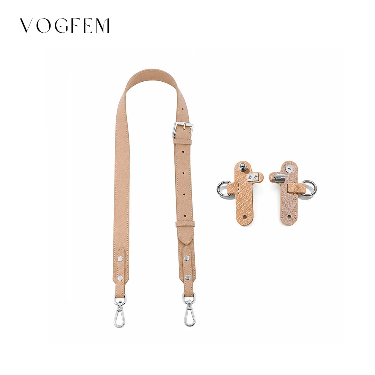 Longchamp Tote Shoulder Strap & Buckle Set