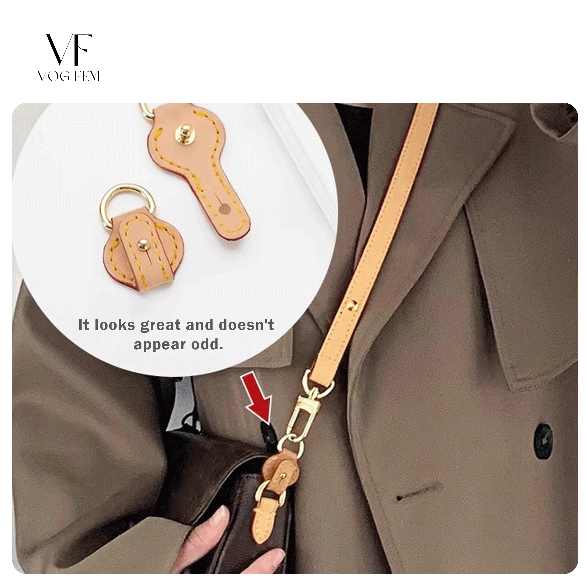 Bag Chain Extender - Anti-Friction Connector - VogFem