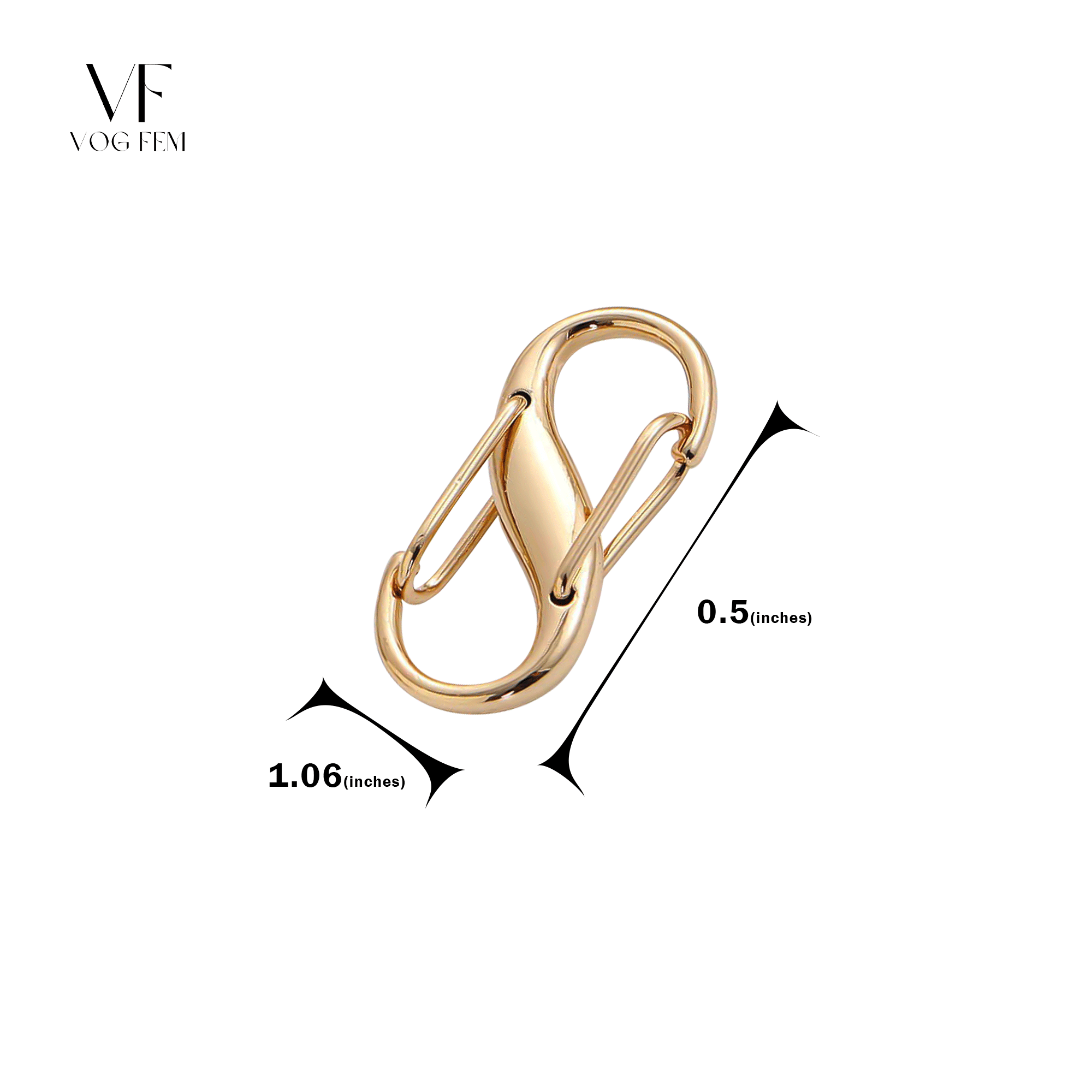 S-Shape Chain Length Adjusting Buckle - VogFem