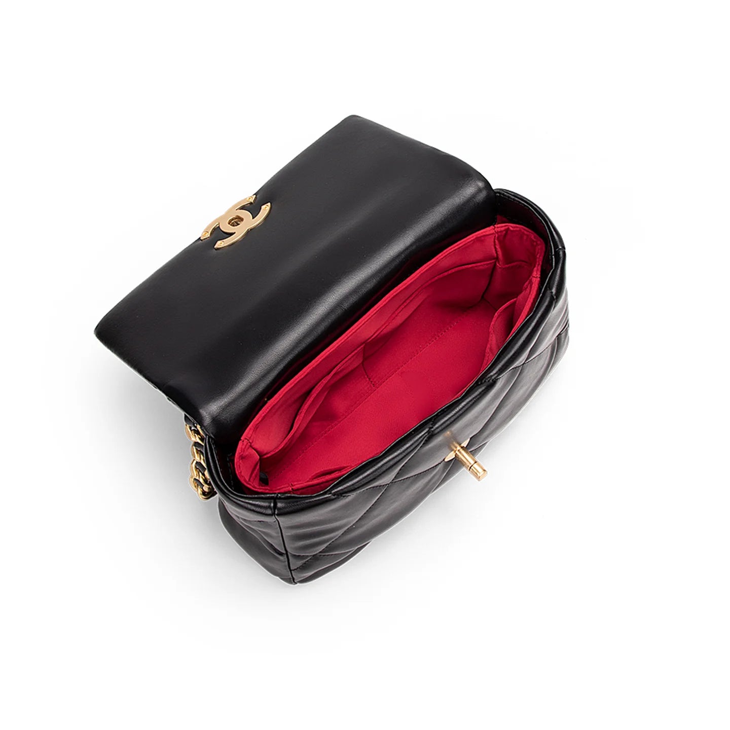 Acetate Satin Organizer for Chanel - 19 Bag