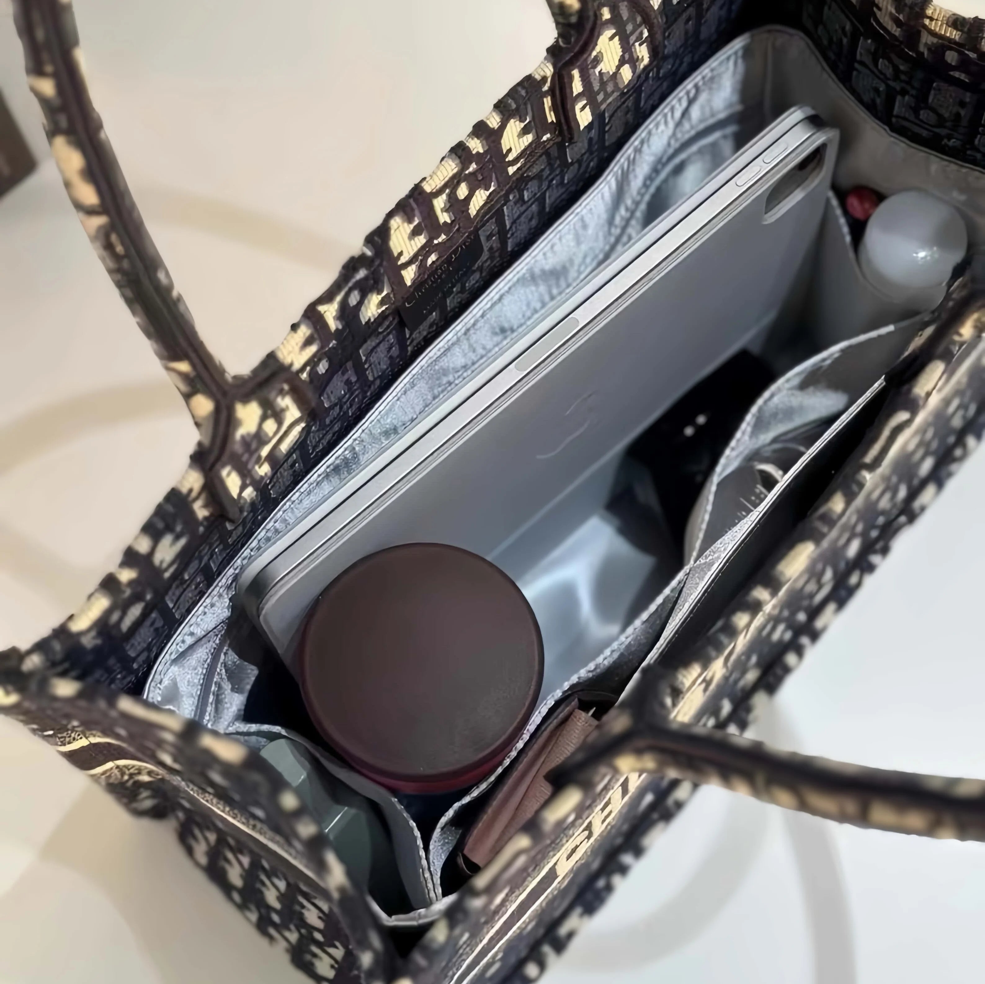 Acetate Satin Organizer for Dior - Book Tote (New Mini/S)