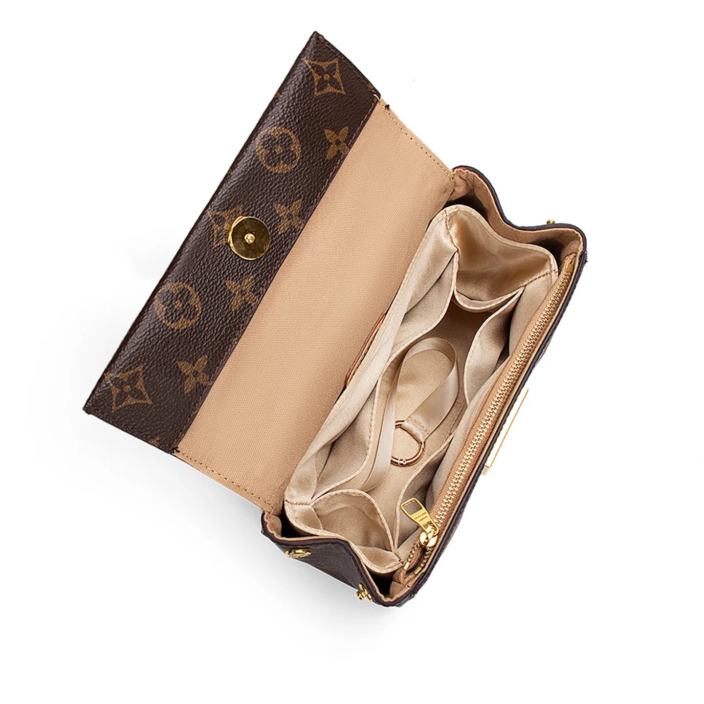 Acetate Satin Organizer for LV Cluny