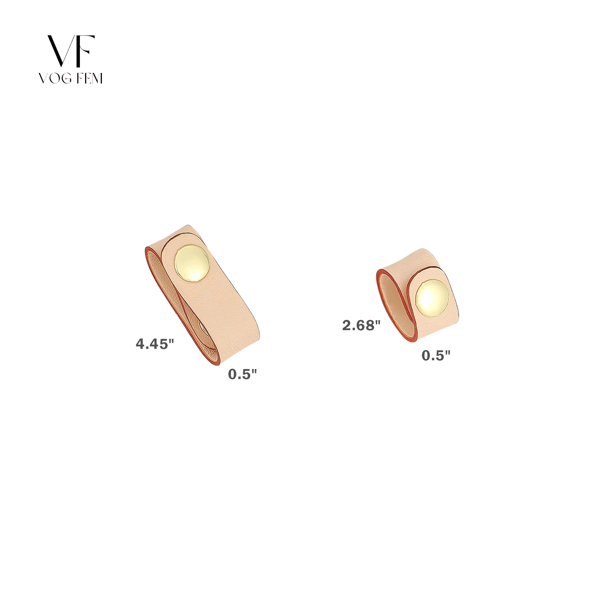Bag Strap Shortener Adjuster - VVN Leather / PU - VogFem