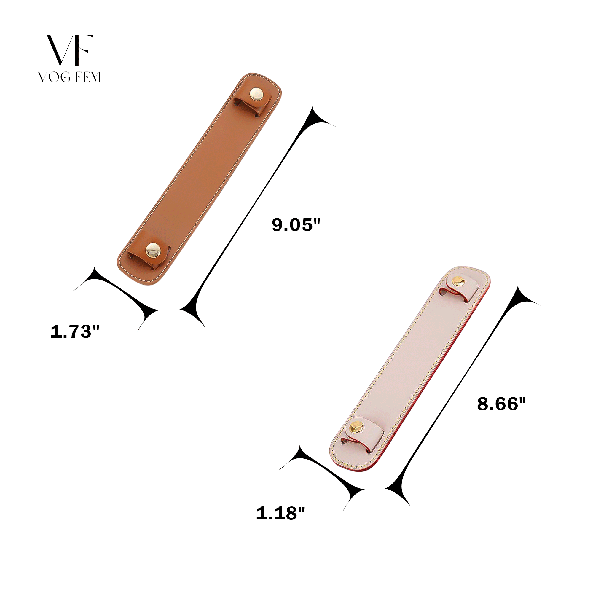 Shoulder Pad for Bag Straps - VVN Leather / PU - VogFem