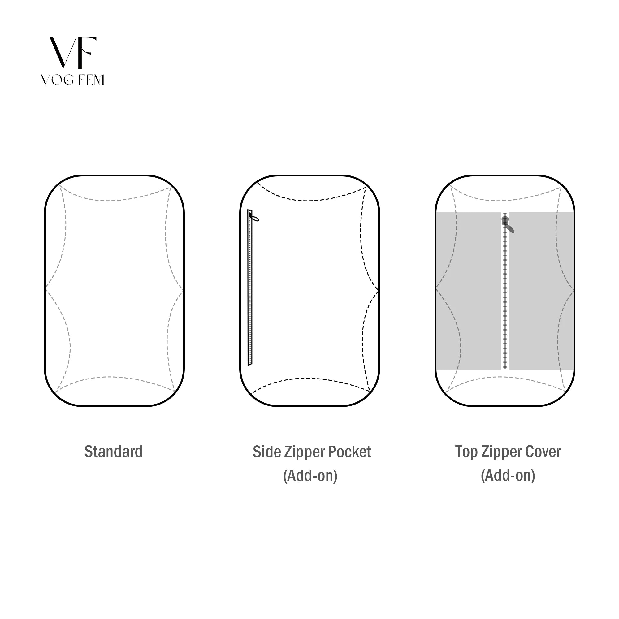 Acetate Satin Organizer for Tod's Timeless Bucket Bag