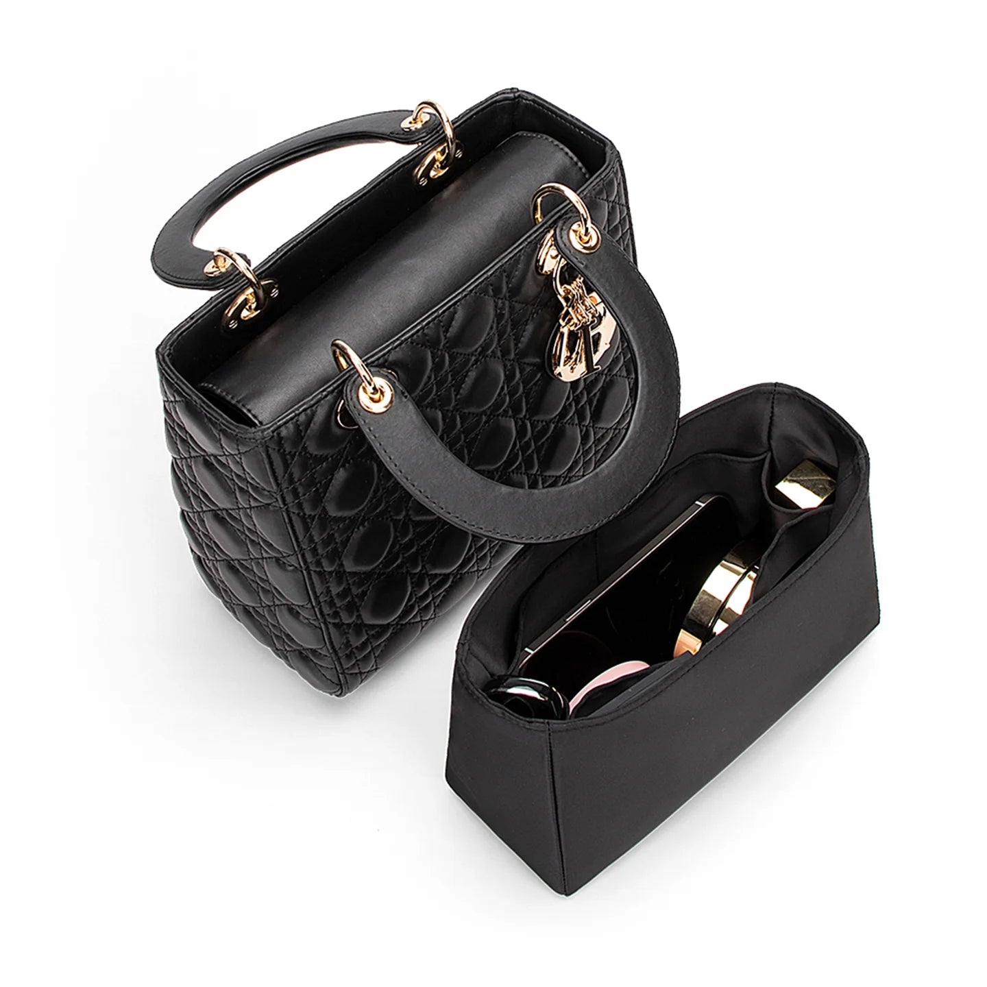 Acetate Satin Organizer for Dior - Lady Dior