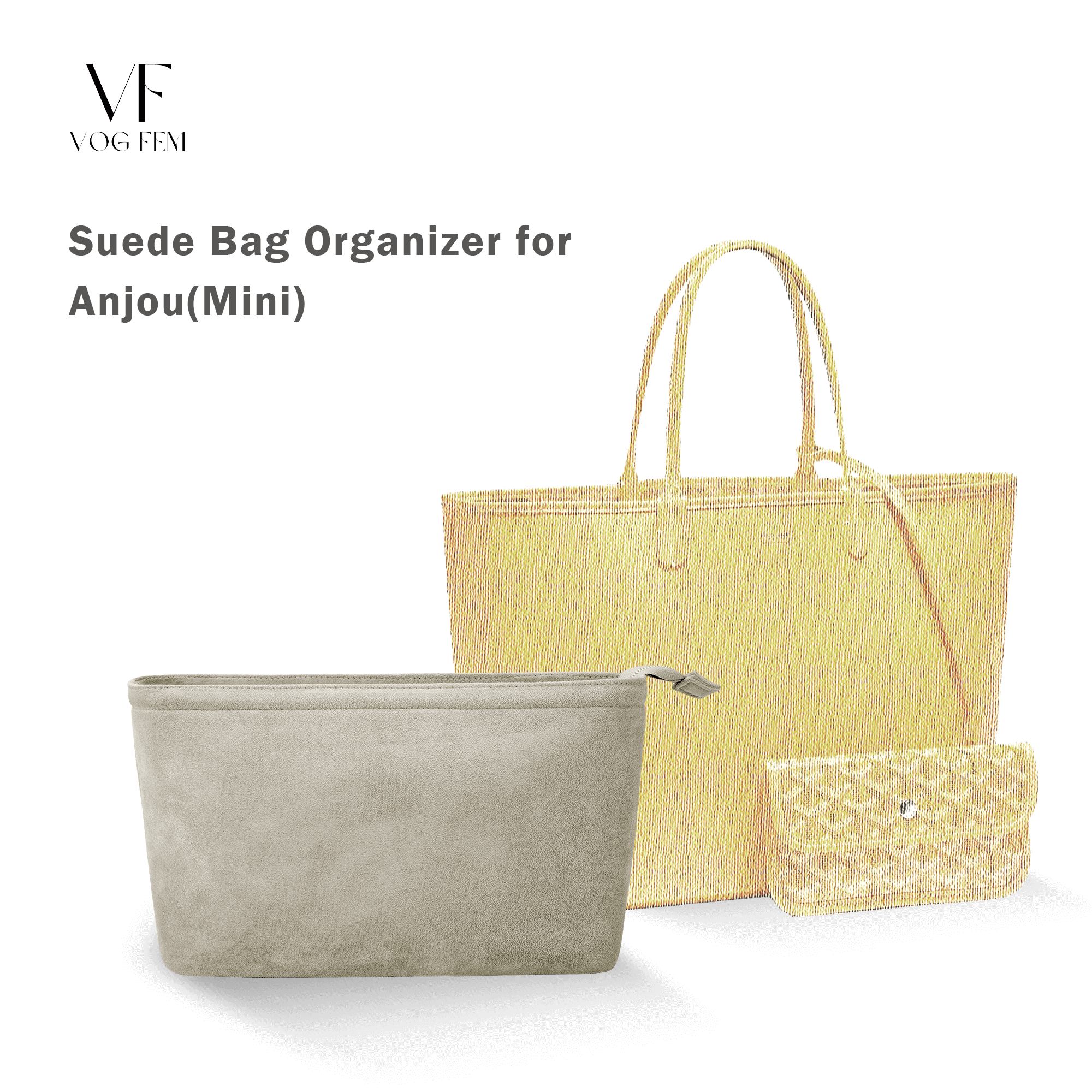 Suede Bag Organizer for GOYARD - Anjou - VogFem