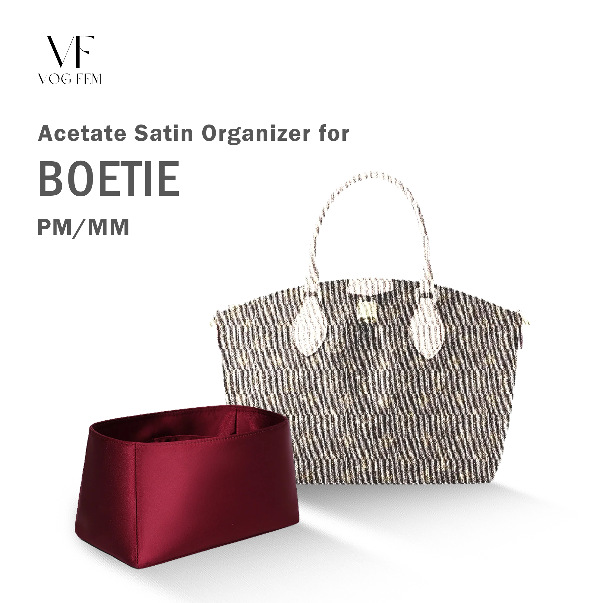 Acetate Satin Organizer for LV - Boetie