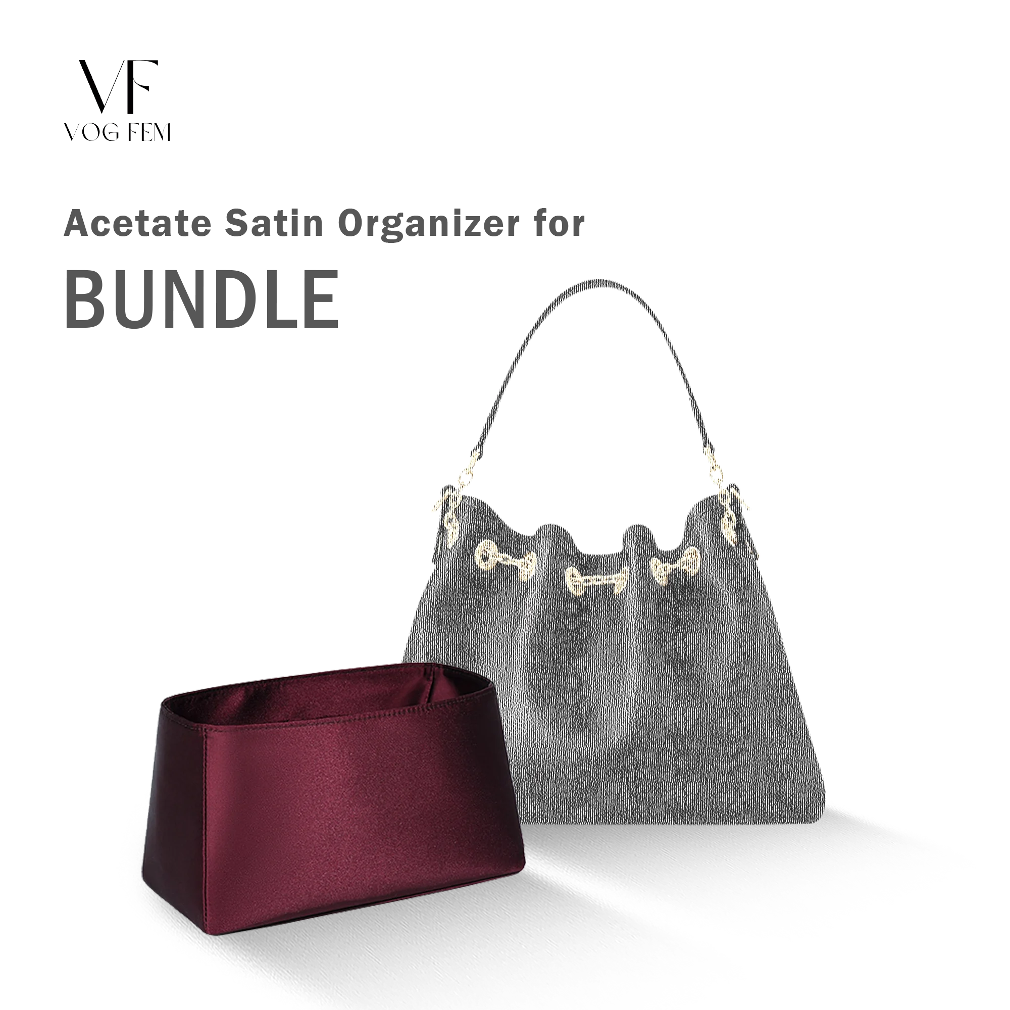 Acetate Satin Organizer for LV - Bundle