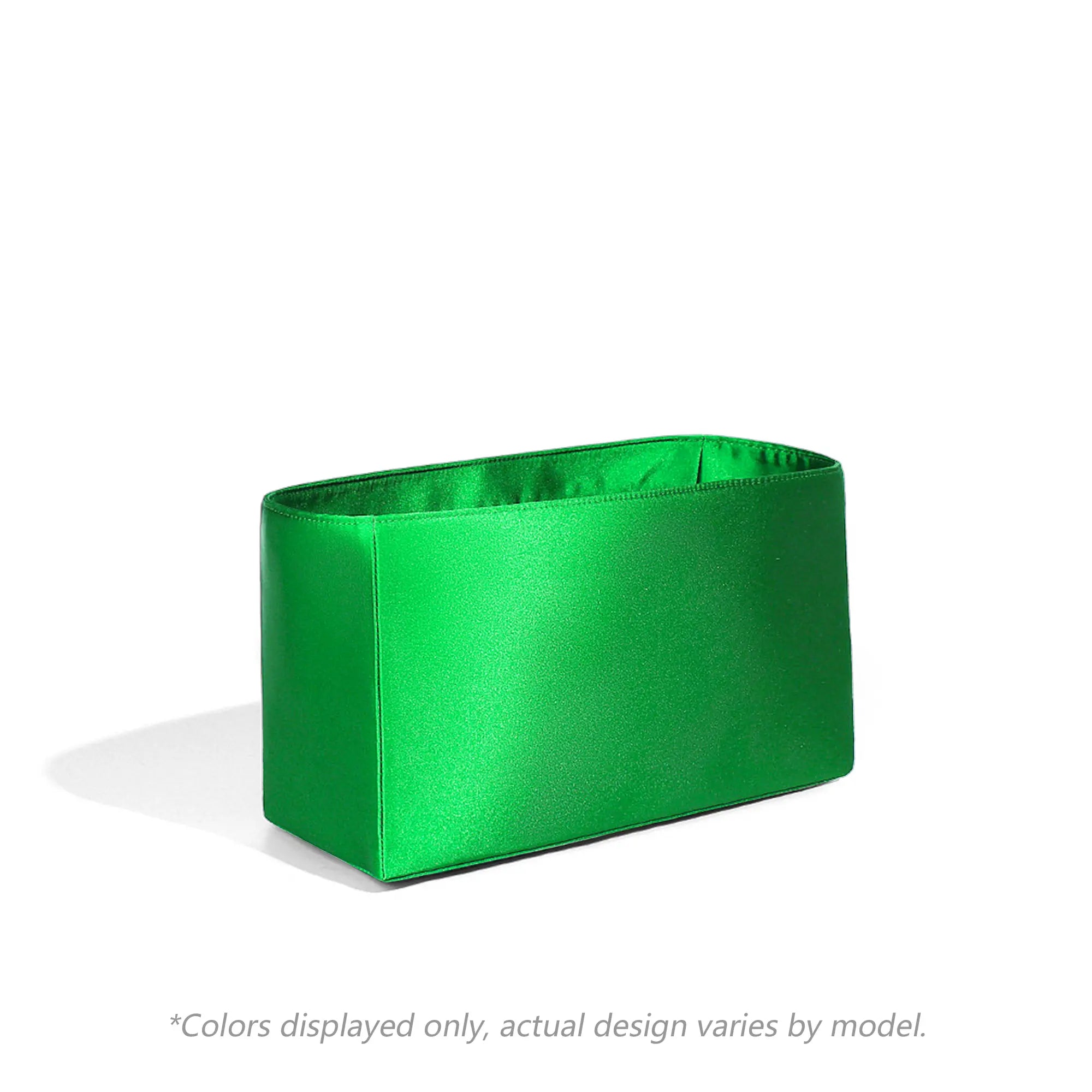 Acetate Satin Organizer for Longchamp - Le Pliage Original / Green (Long Handle)