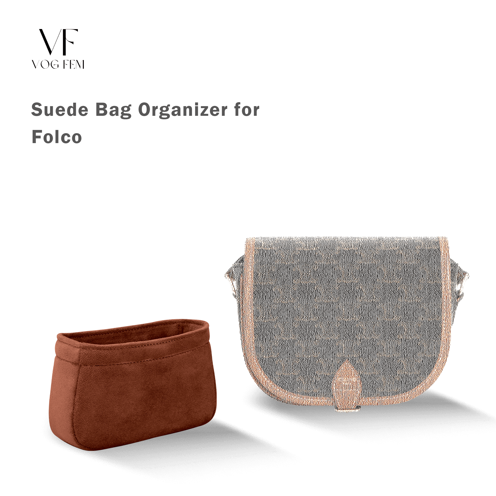 Suede Bag Organizer for CELINE - Folco - VogFem