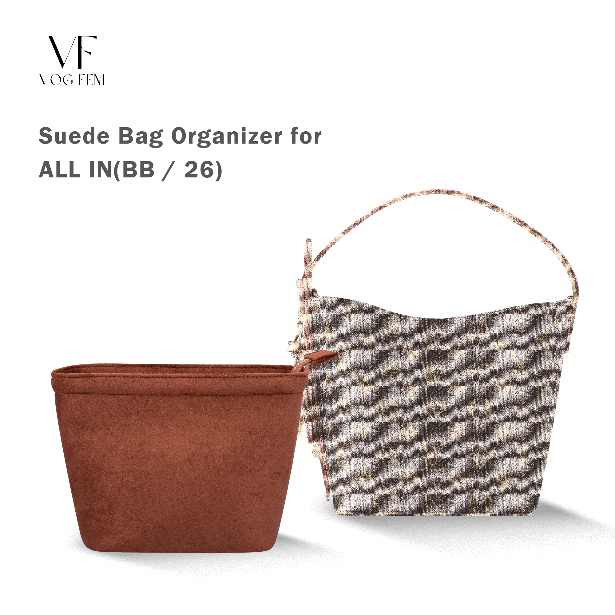 Suede Bag Organizer for LV - ALL IN