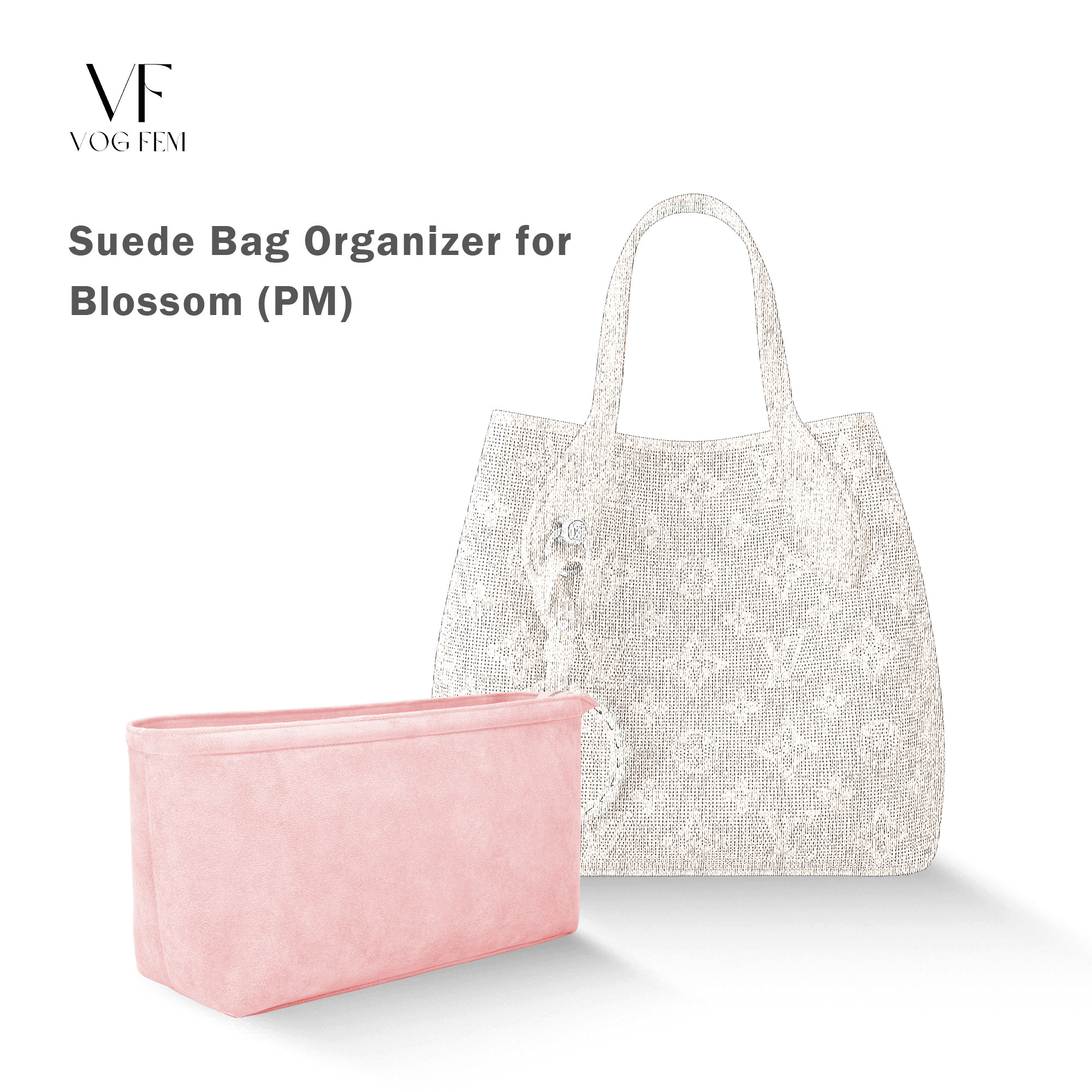 Suede Bag Organizer for LV - Blossom PM - VogFem