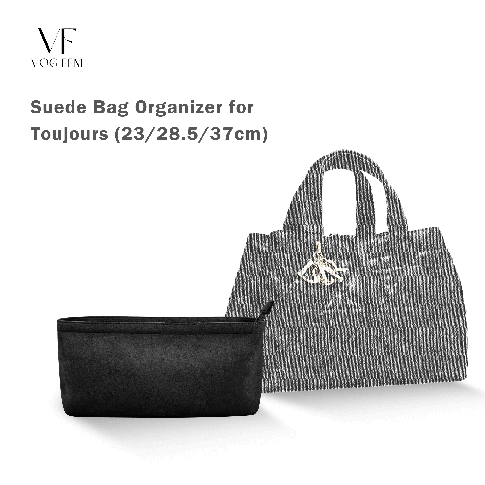 Suede Bag Organizer for Dior - Toujours - VogFem