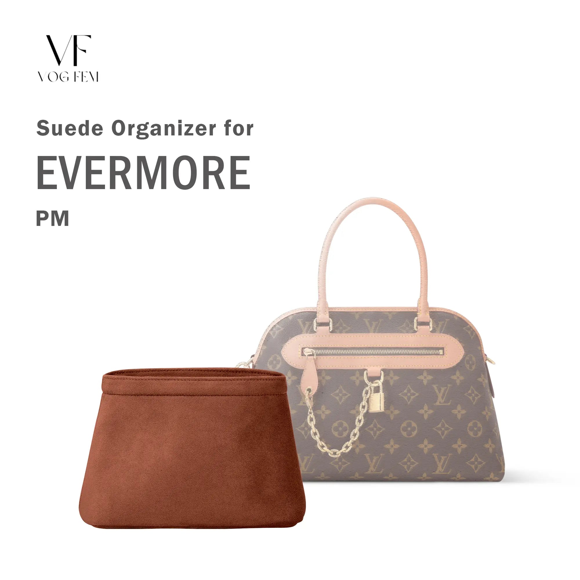Suede Bag Organizer for LV Ever More PM