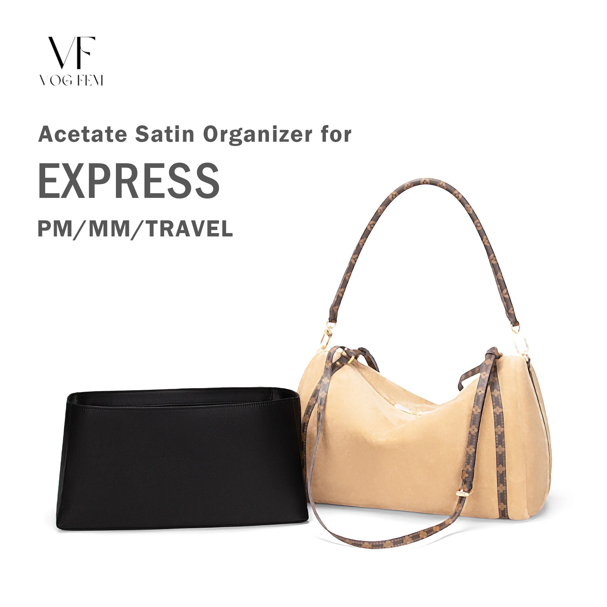 Acetate Satin Organizer for LV - Express