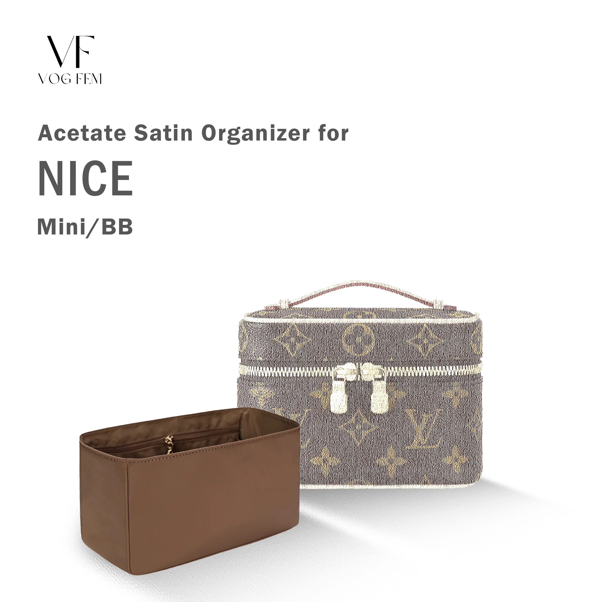 Acetate Satin Organizer for LV - Nice