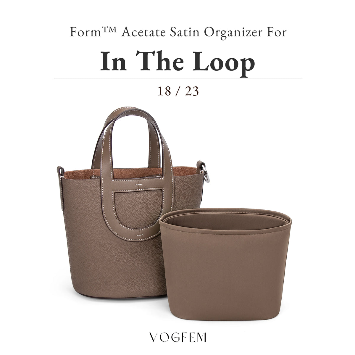 Form™ Acetate Satin Organizer for Hermes - In The Loop
