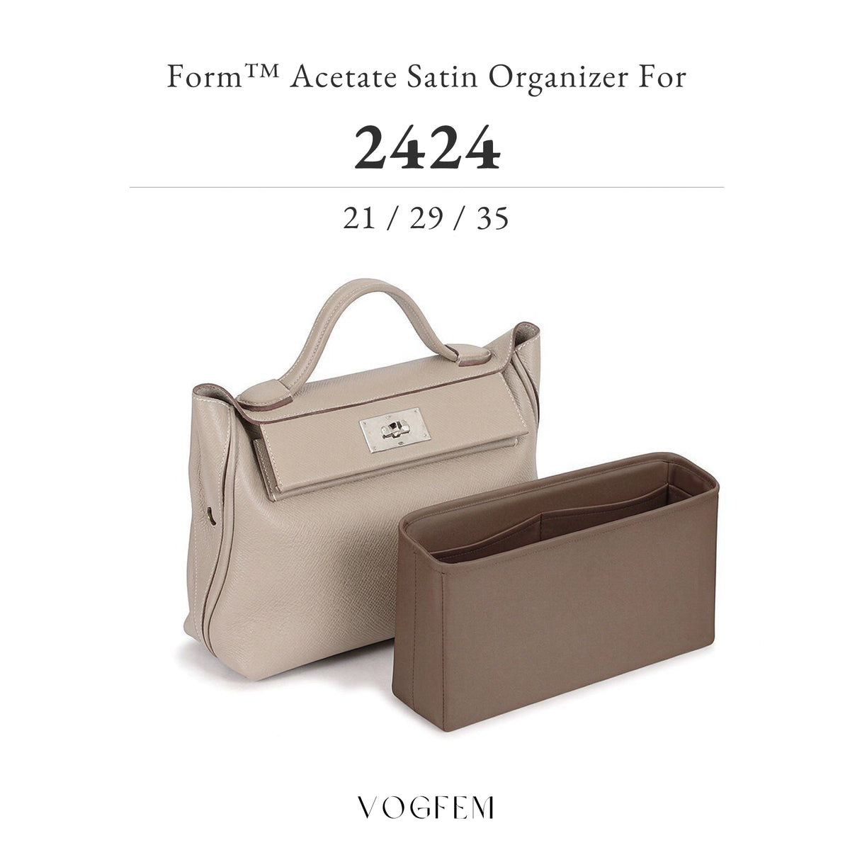 Form™ Satin Organizer for Hermes - 24/24