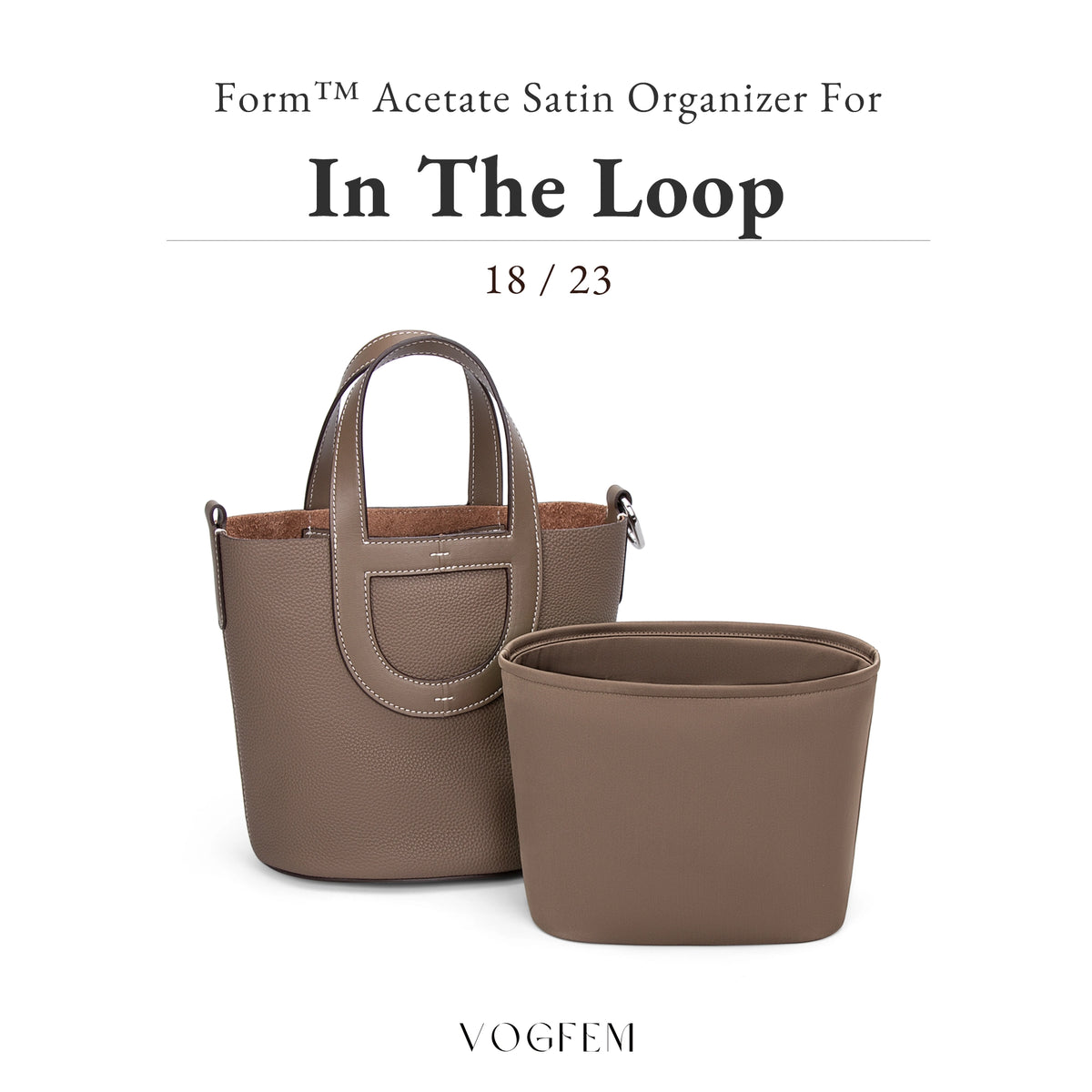 Form™ Satin Organizer for Hermes - In The Loop