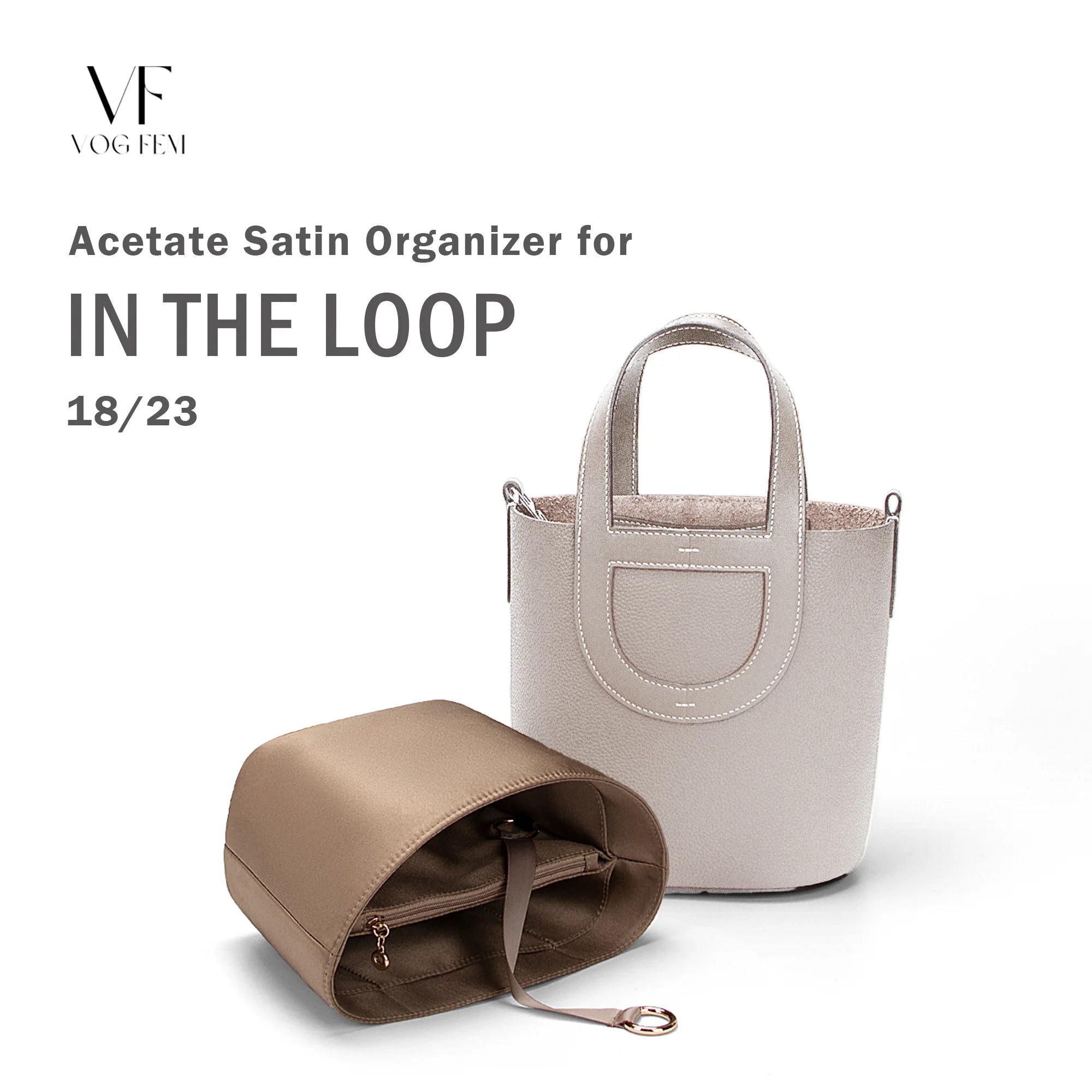 Acetate Satin Organizer for Hermes - In The Loop