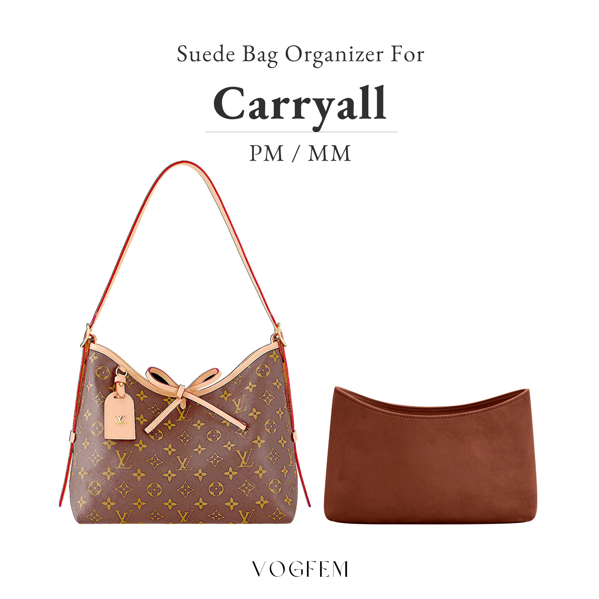 Suede Bag Organizer for LV - CarryAll