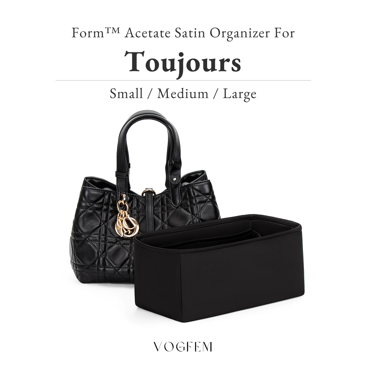 Form™ Acetate Satin Organizer for Dior - Toujours