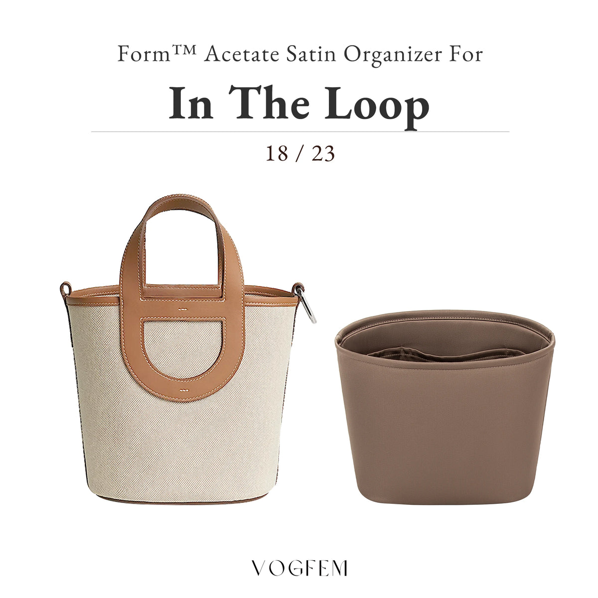 Form™ Acetate Satin Organizer for Hermes - In The Loop