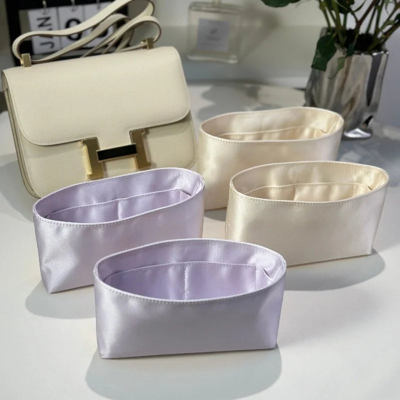 Acetate Satin Organizer for Hermes - Constance