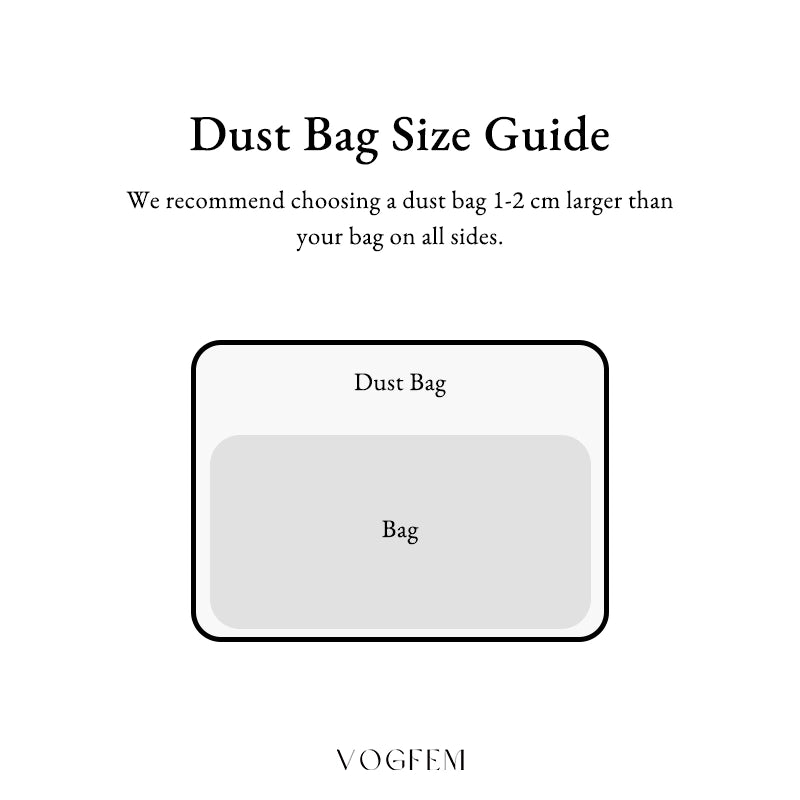 Clear Square Dust Bag - 5 sizes
