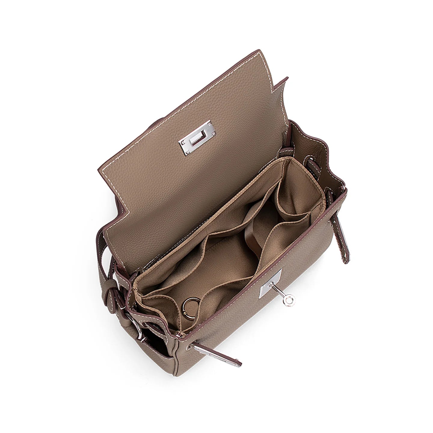 Acetate Satin Organizer for Hermes Kelly Messenger