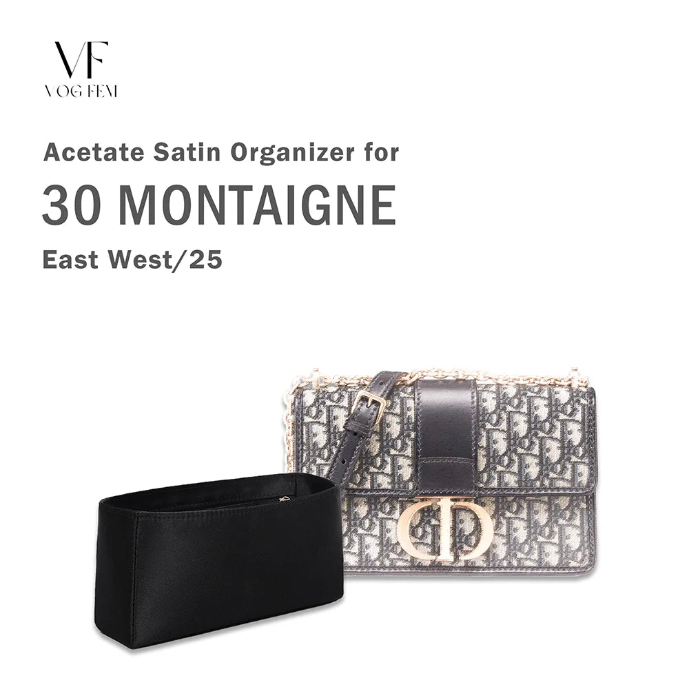 Acetate Satin Organizer for Dior 30 Montaigne