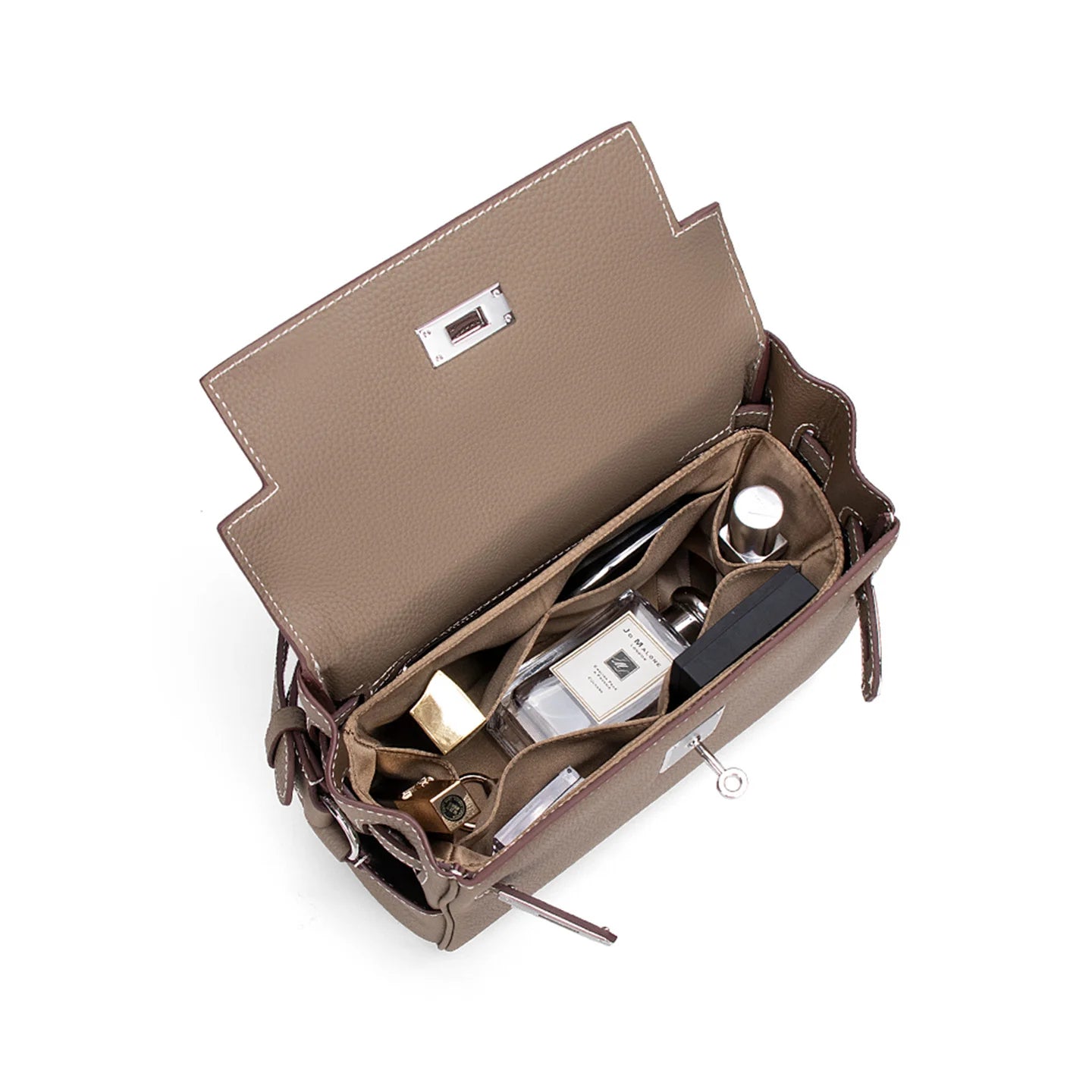 Acetate Satin Organizer for Hermes Kelly Messenger