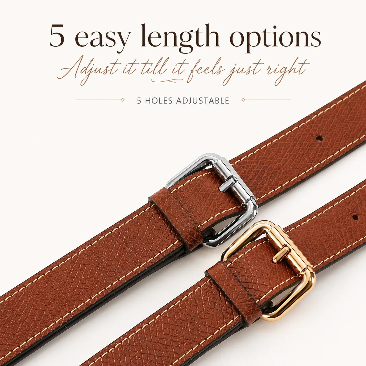 Longchamp Tote Shoulder Strap & Buckle Set
