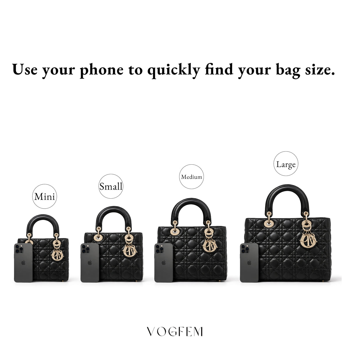 Form™ Acetate Satin Organizer for Dior - Lady Dior