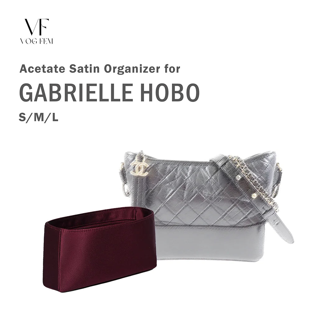 Acetate Satin Organizer for Chanel Gabrielle Hobo