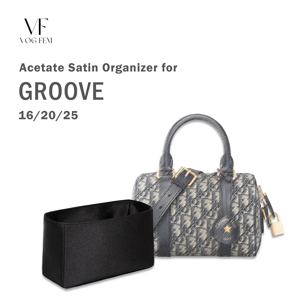 Acetate Satin Organizer for Dior Groove
