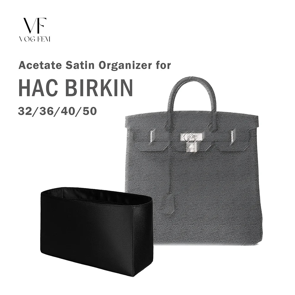 Acetate Satin Organizer for Hermes - HAC Birkin