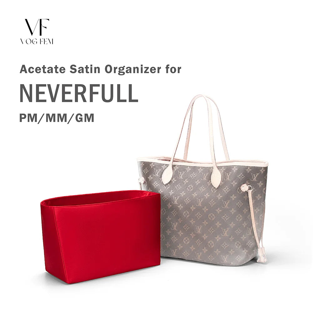 Acetate Satin Organizer for LV - Neverfull