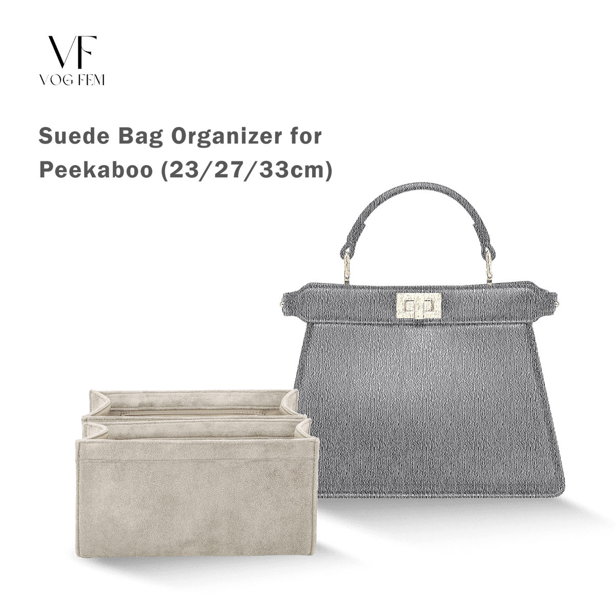 Suede Bag Organizer for Peekaboo | Premium Luxury Protection