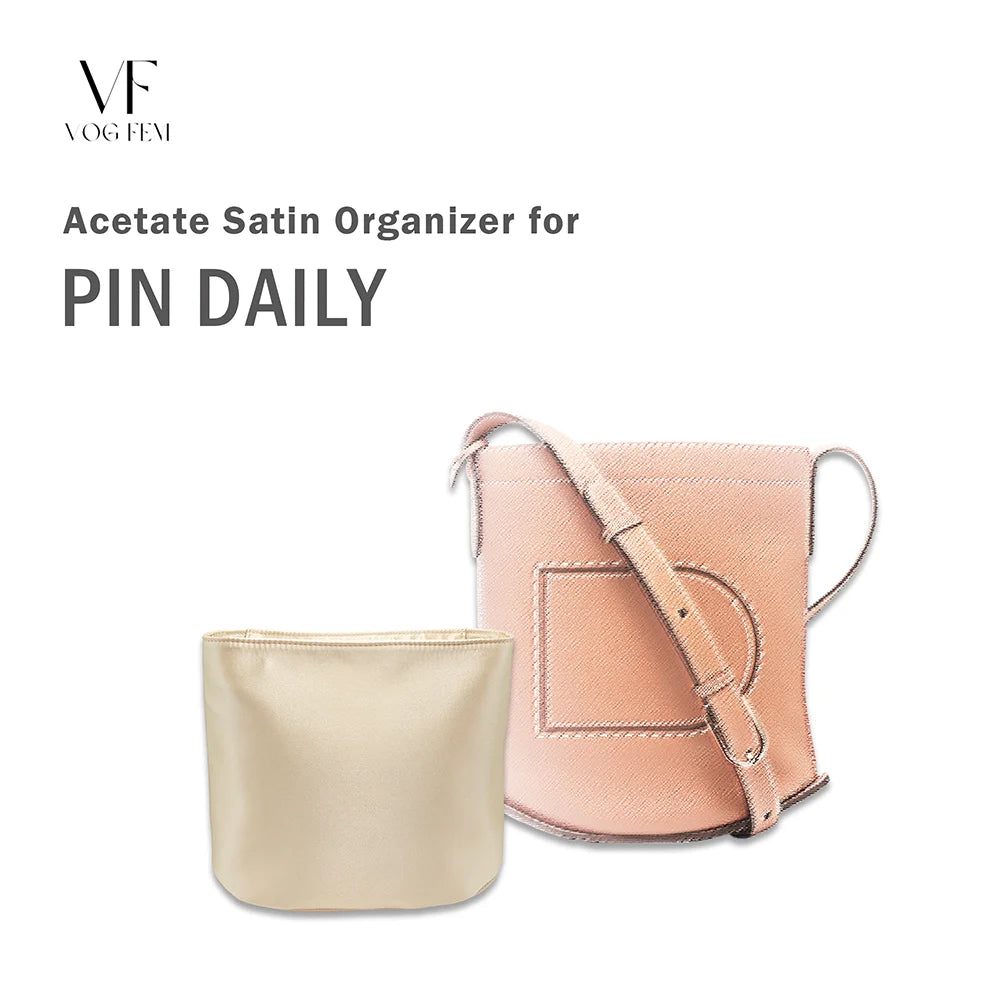 Acetate Satin Organizer for Delvaux Pin Daily