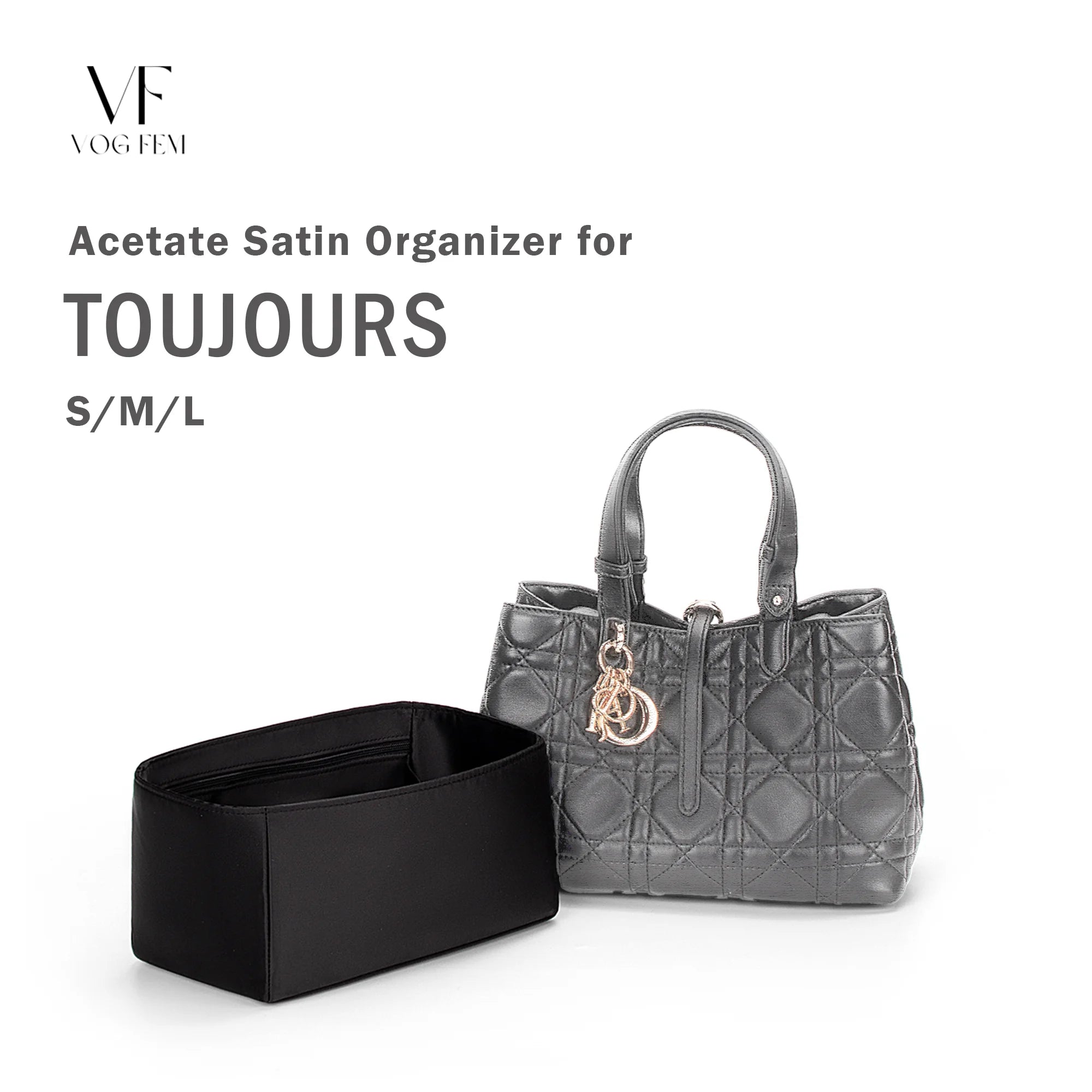 Acetate Satin Organizer for Dior - Toujours
