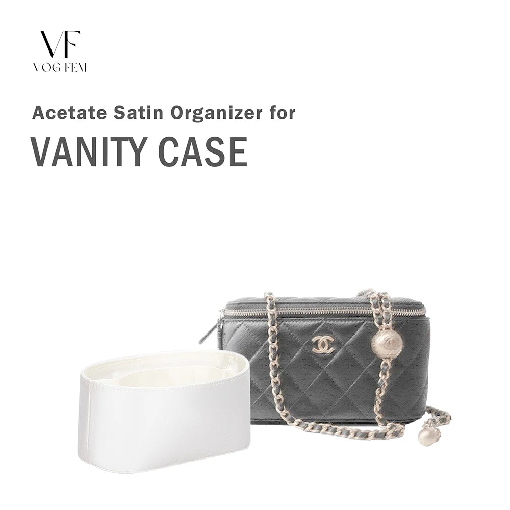 Acetate Satin Organizer for Chanel Vanity Case