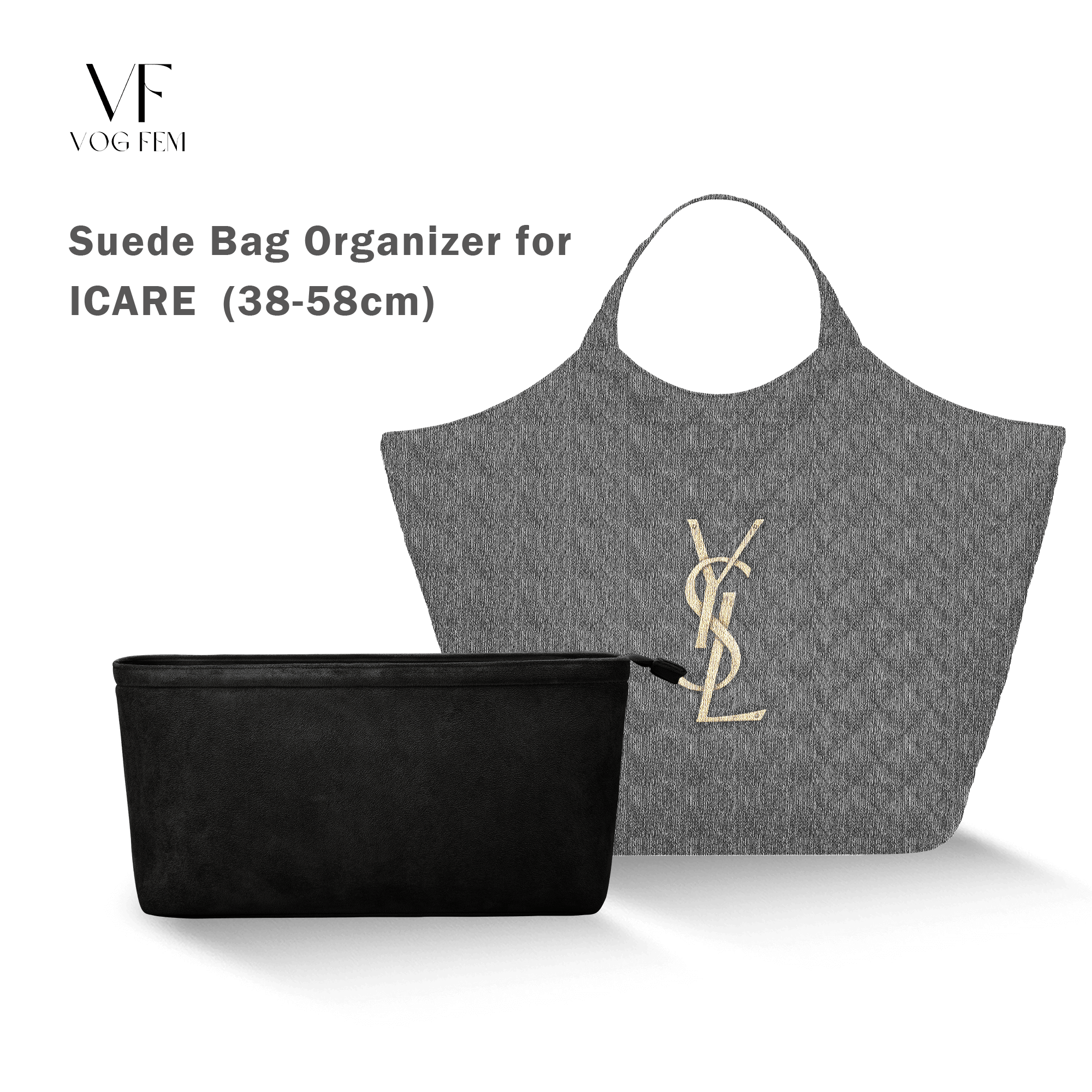 Suede Bag Organizer for YSL - ICARE