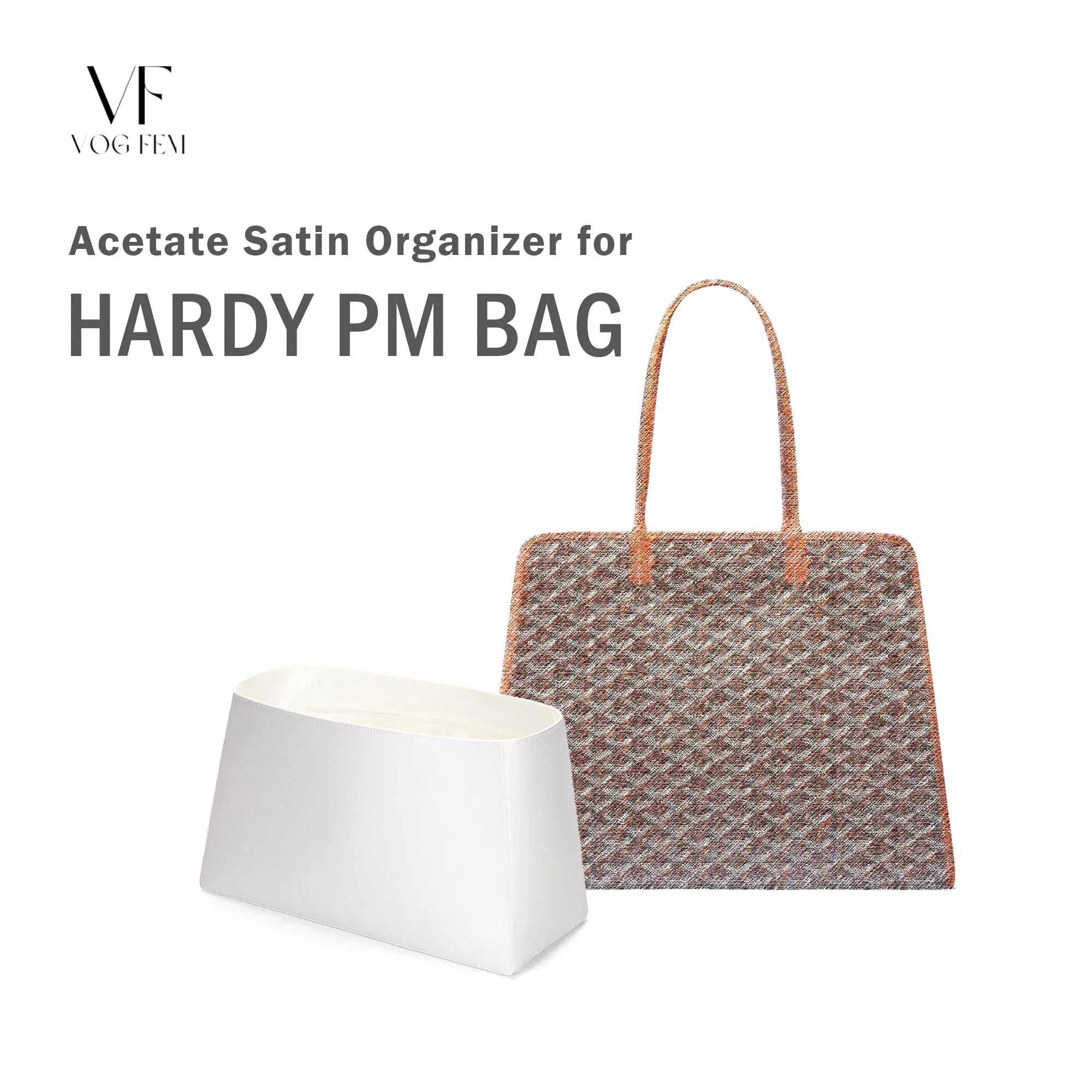 Acetate Satin Organizer for Goyard - Hardy PM Bag
